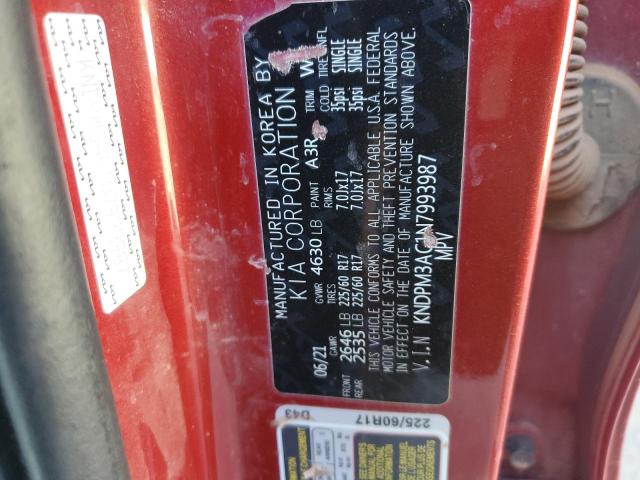 2022 KIA SPORTAGE L KNDPM3AC1N7993987