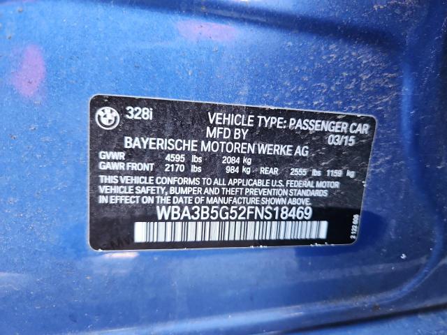 2015 BMW 328 XI SULEV WBA3B5G52FNS18469