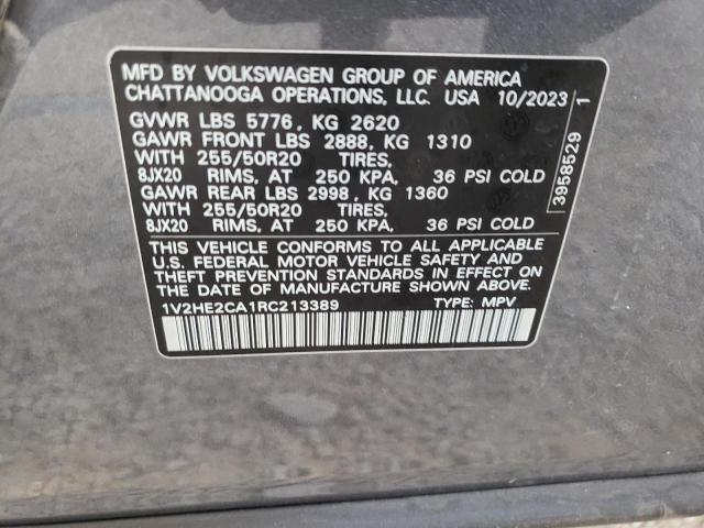 2024 VOLKSWAGEN ATLAS CROS 1V2HE2CA1RC213389
