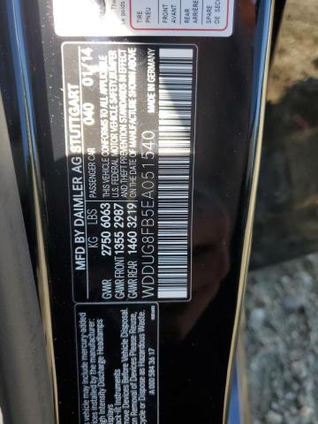 2014 MERCEDES-BENZ S 550 4MAT - WDDUG8FB5EA051540