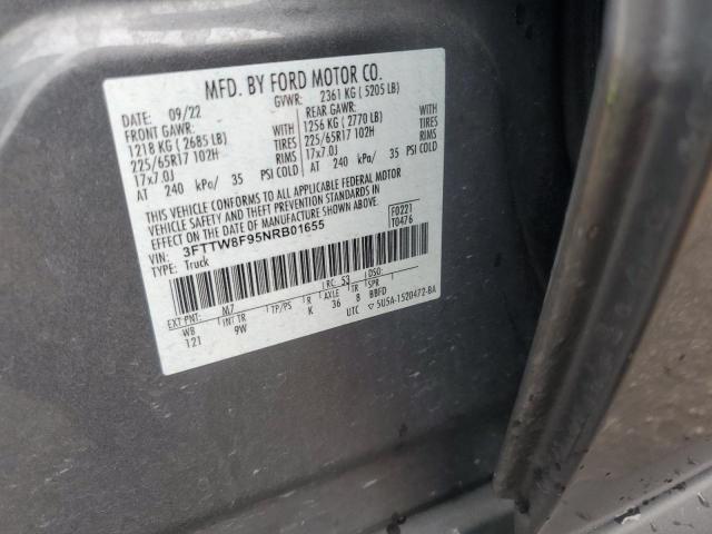 2022 FORD MAVERICK XL 3FTTW8F95NRB01655