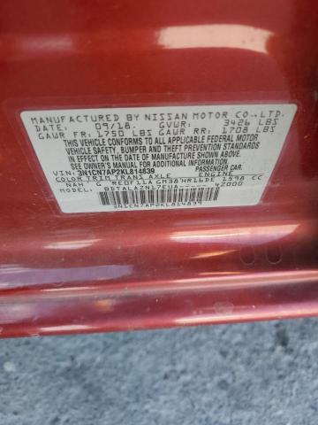 2019 NISSAN VERSA S 3N1CN7AP2KL814839
