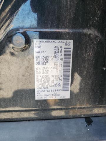 2016 NISSAN ROGUE S 5N1AT2MT0GC823883
