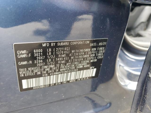2021 SUBARU ASCENT LIM 4S4WMAPD2M3453369