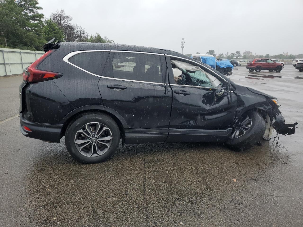 Lot #3301748341 2021 HONDA CR-V EX