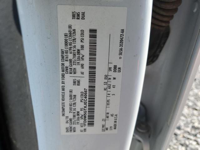 2018 FORD F550 SUPER DU 1FD0W5GTXJEC40667
