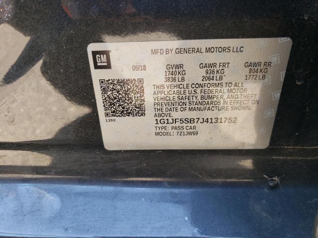 2018 CHEVROLET SONIC PREM 1G1JF5SB7J4131752