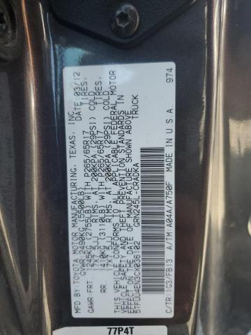2012 TOYOTA TACOMA - 5TFUU4EN3CX036102