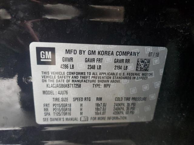 2019 BUICK ENCORE PRE KL4CJASB6KB717258