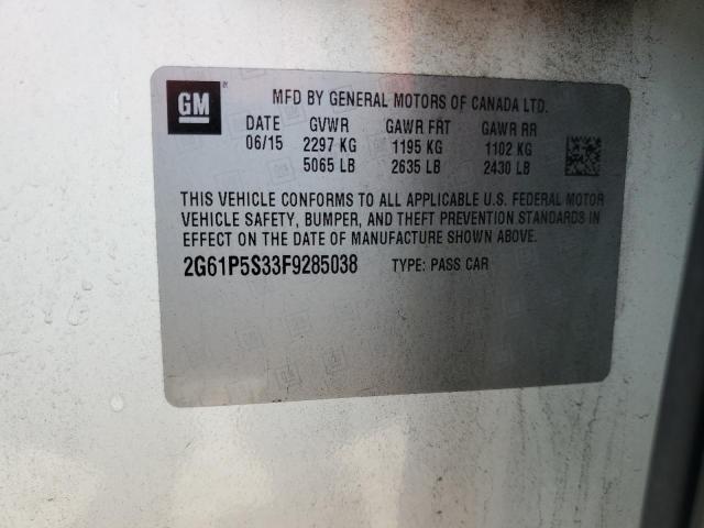 2015 CADILLAC XTS PREMIU 2G61P5S33F9285038