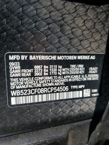 2024 BMW IX XDRIVE50 WB523CF08RCP54506