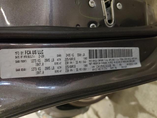 2020 JEEP CHEROKEE L 1C4PJMDX5LD616185