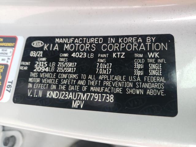 2021 KIA SOUL LX KNDJ23AU7M7791738