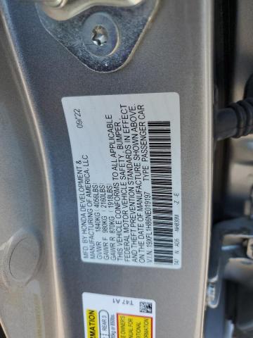 2022 HONDA CIVIC SPOR - 19XFL1H86NE019197