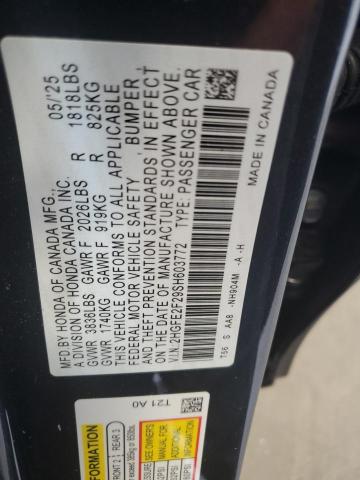 2025 HONDA CIVIC LX - 2HGFE2F29SH603772
