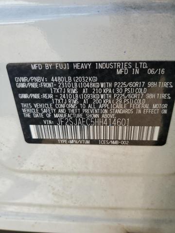 2017 SUBARU FORESTER 2 JF2SJAEC5HH414601