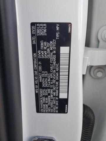 2020 VOLVO XC60 T5 MO YV4102RK3L1545822