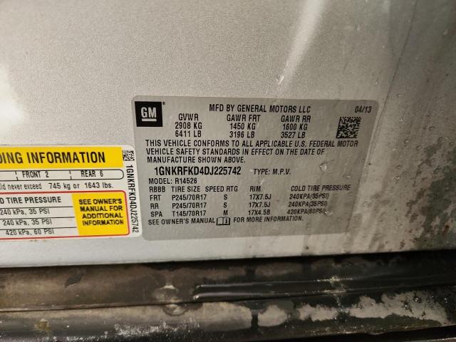2013 CHEVROLET TRAVERSE L - 1GNKRFKD4DJ225742