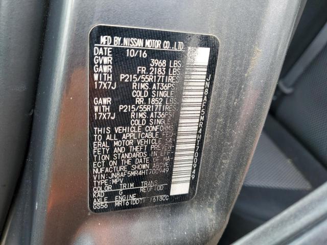 2017 NISSAN JUKE S JN8AF5MR4HT700949