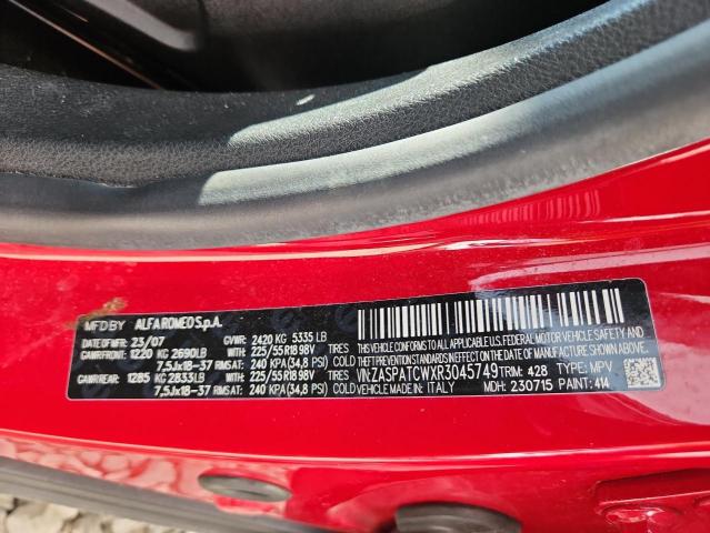 2024 ALFA ROMEO TONALE TI - ZASPATCWXR3045749