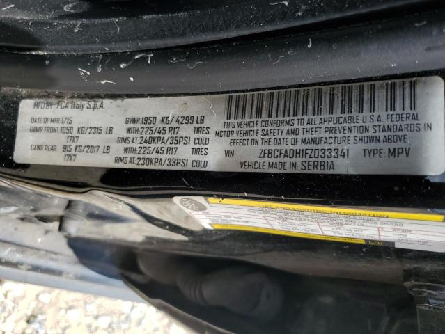 2015 FIAT 500L TREKKING ZFBCFADH1FZ033341