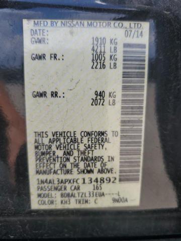 2015 NISSAN ALTIMA 2.5 - 1N4AL3APXFC134892