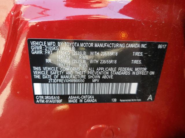 2017 TOYOTA RAV4 LIMIT 2T3DFREVXHW668050