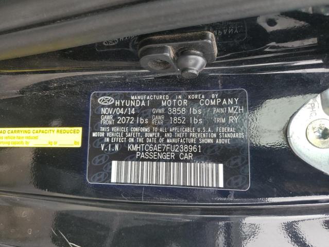 2015 HYUNDAI VELOSTER T KMHTC6AE7FU238961