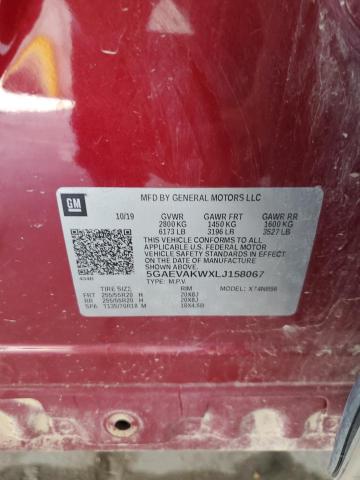 2020 BUICK ENCLAVE ES 5GAEVAKWXLJ158067