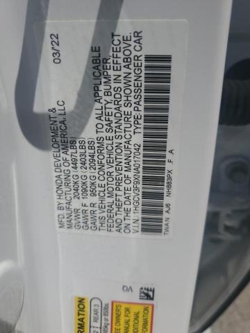 2022 HONDA ACCORD TOU - 1HGCV3F9XNA017042