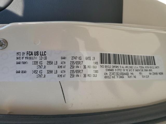 2019 CHRYSLER PACIFICA T 2C4RC1BG1KR604468