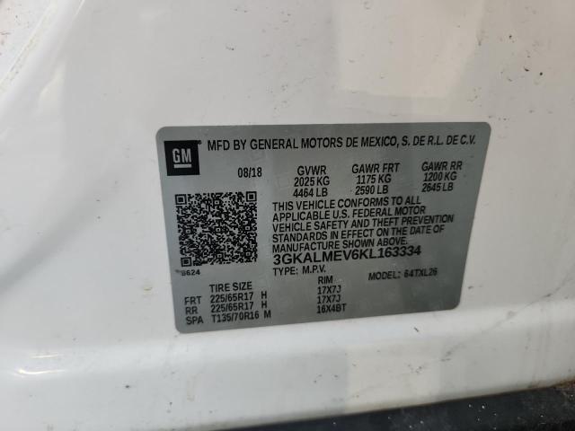 2019 GMC TERRAIN SL 3GKALMEV6KL163334