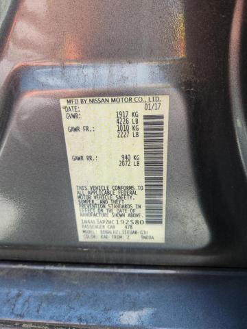 2017 NISSAN ALTIMA 2.5 - 1N4AL3AP2HC192580