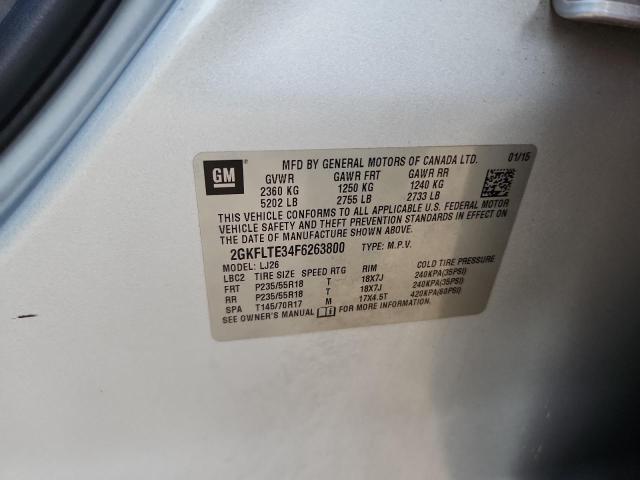 2015 GMC TERRAIN SL 2GKFLTE34F6263800