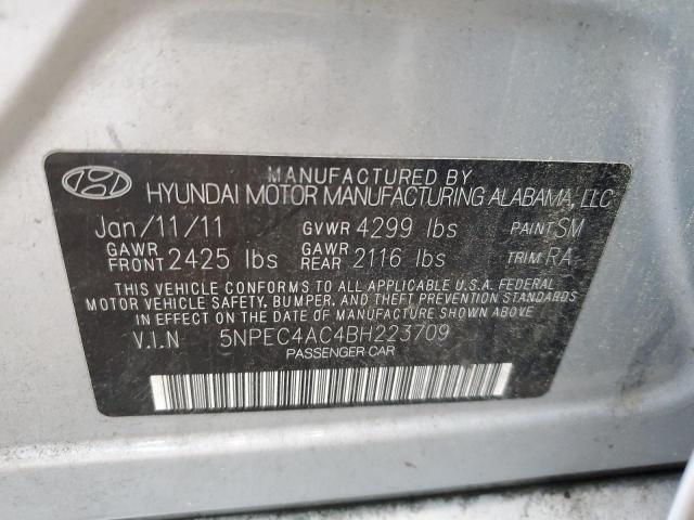 2011 HYUNDAI SONATA SE - 5NPEC4AC4BH223709