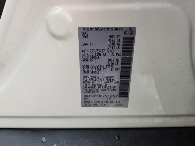 2018 NISSAN ROGUE S - 5N1AT2MT1JC751857