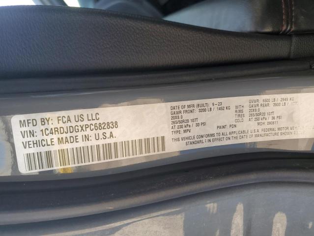 2023 DODGE DURANGO GT 1C4RDJDGXPC682838