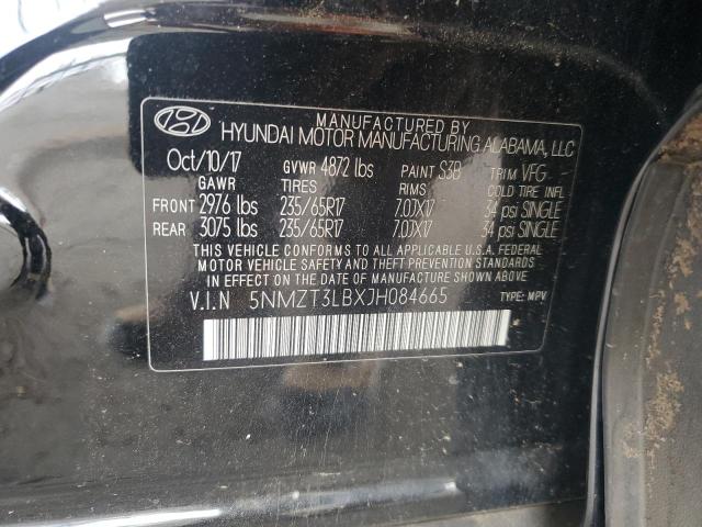 2018 HYUNDAI SANTA FE S 5NMZT3LBXJH084665
