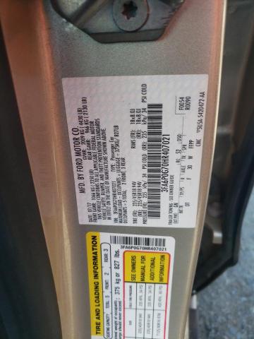 2017 FORD FUSION S - 3FA6P0G70HR407021