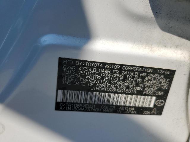 2017 LEXUS IS 300 JTHCM1D23H5018315