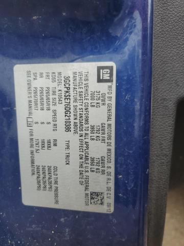 2013 CHEVROLET SILVERADO - 3GCPKSE76DG210386