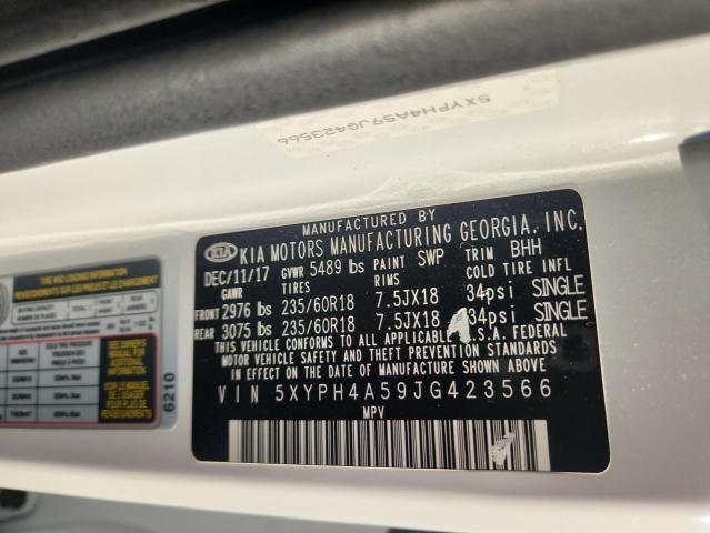 2018 KIA SORENTO EX - 5XYPH4A59JG423566