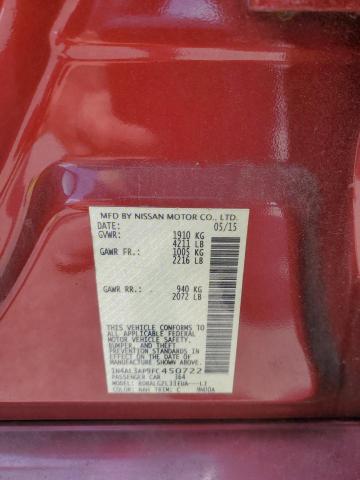 2015 NISSAN ALTIMA 2.5 - 1N4AL3AP9FC450722