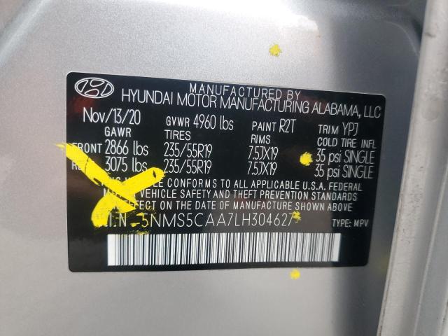 2020 HYUNDAI SANTA FE LIMITED 5NMS5CAA7LH304627