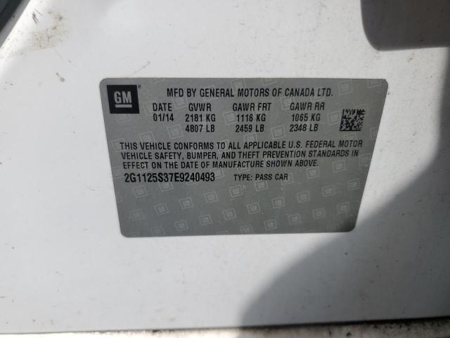 2014 CHEVROLET IMPALA LT - 2G1125S37E9240493