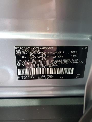 2020 TOYOTA RAV4 LIMITED JTMDWRFV8LD538093