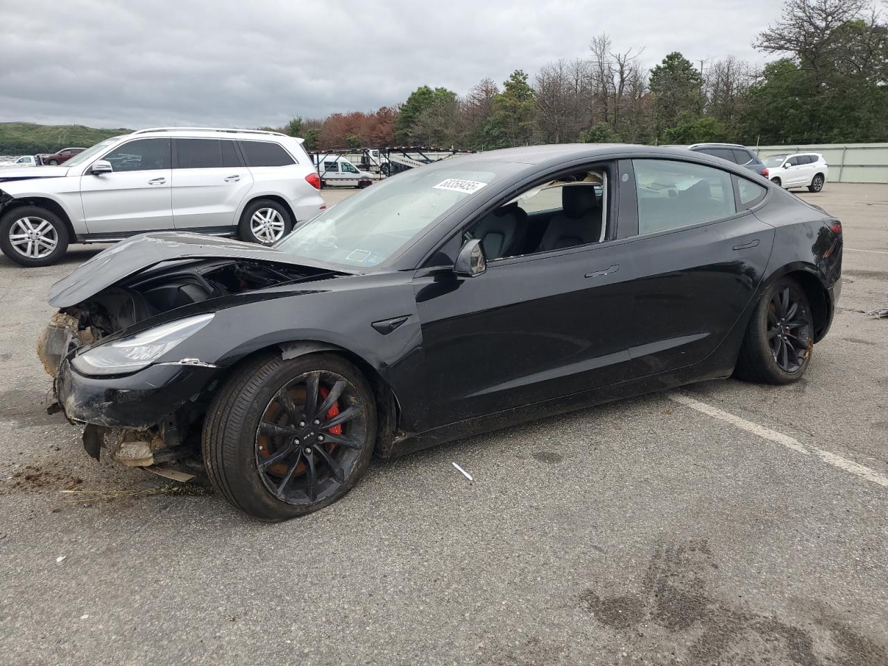 Lot #3285545316 2018 TESLA MODEL 3