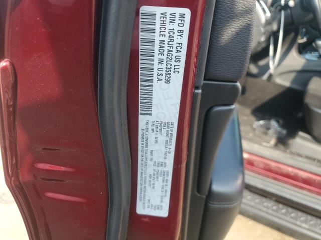 2020 JEEP GRAND CHER 1C4RJFAG2LC358299