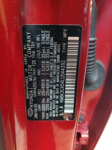 2020 HYUNDAI KONA LIMITED KM8K3CA54LU544392