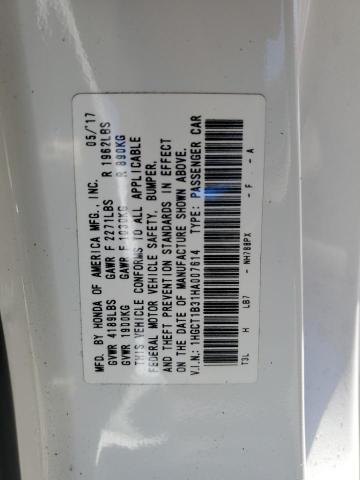 2017 HONDA ACCORD LX-S 1HGCT1B31HA007614